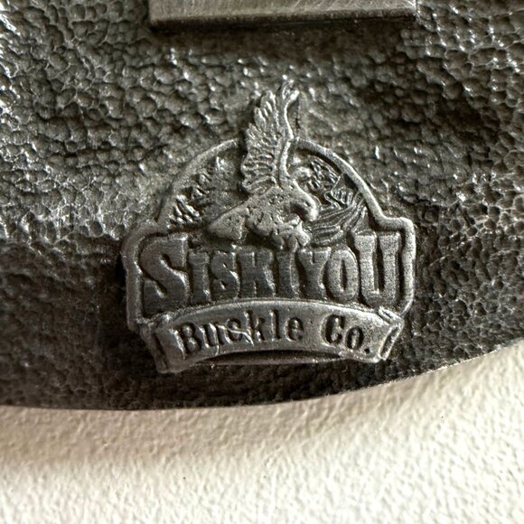 Siskiyou Buckle Co US Mail Postal Worker USPS Belt Buckle 1986 Vintage RARE - Picture 6 of 8